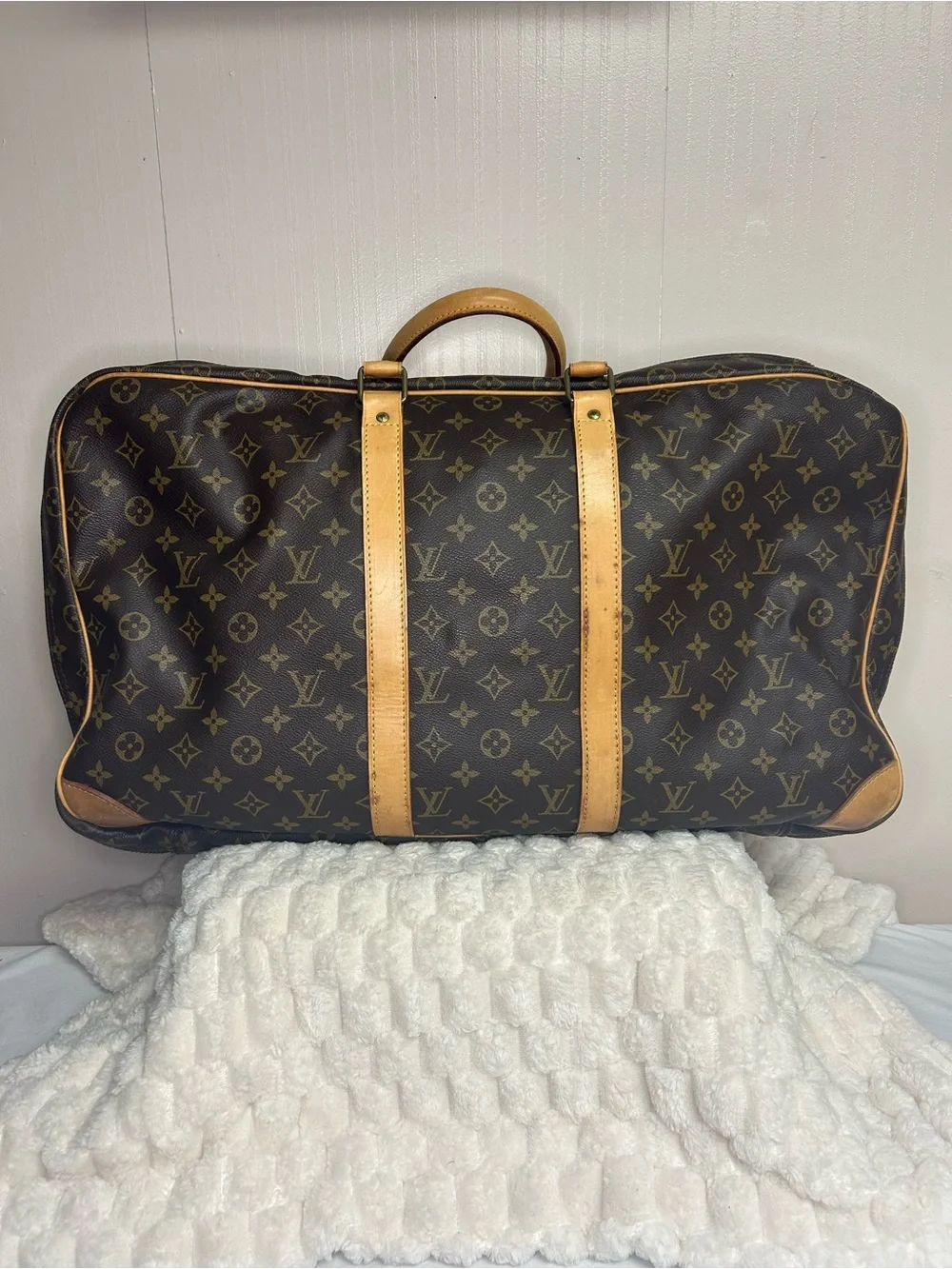 Louis Vuitton Sirius 55 Brown Monogram Canvas Travel Bag